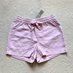 NWT/ J. Crew Linen Shorts, size XXS, Light Pink, brand new! XS